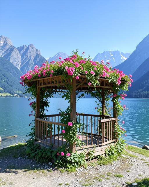 Ambientazione Padiglione sul lago senza persone