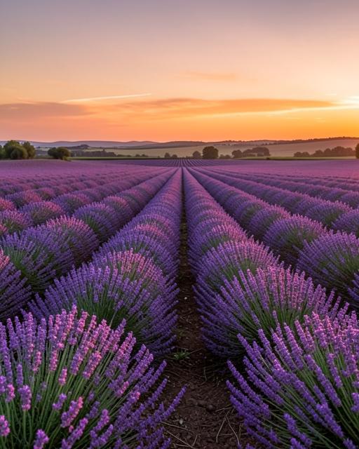 Ambientazione Campo di lavanda senza persone