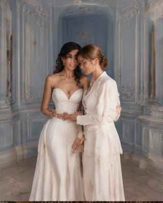 Blu carta da zucchero: Anna & Giulia