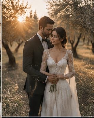 Rosa cipria: Anna & Marco