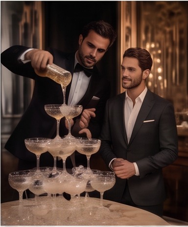 Champagne moderno: Marco & Luca